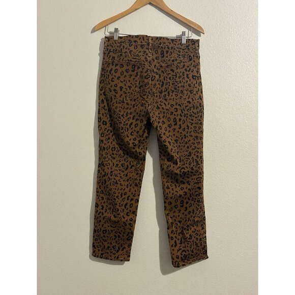 Madewell Women’s Stovepipe Jeans Leopard Print Size 29 - Picture 7 of 13